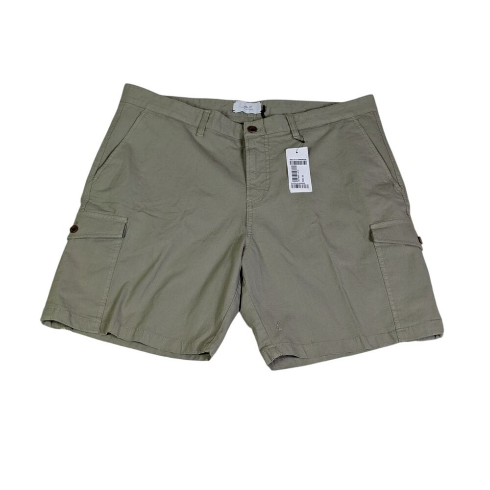 Mr P Mr Porter Ripstop Cargo Shorts Mens 38 Sage Green Cotton NWT Luxury